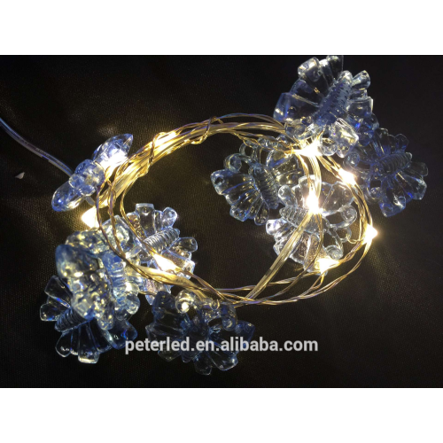 European Popular Sale Battery LED String Light with shapes for Holiday Decoration